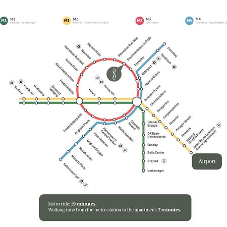 Sanders Park - One-Bedroom Apartment Close To The Metro Station 코펜하겐 외부 사진
